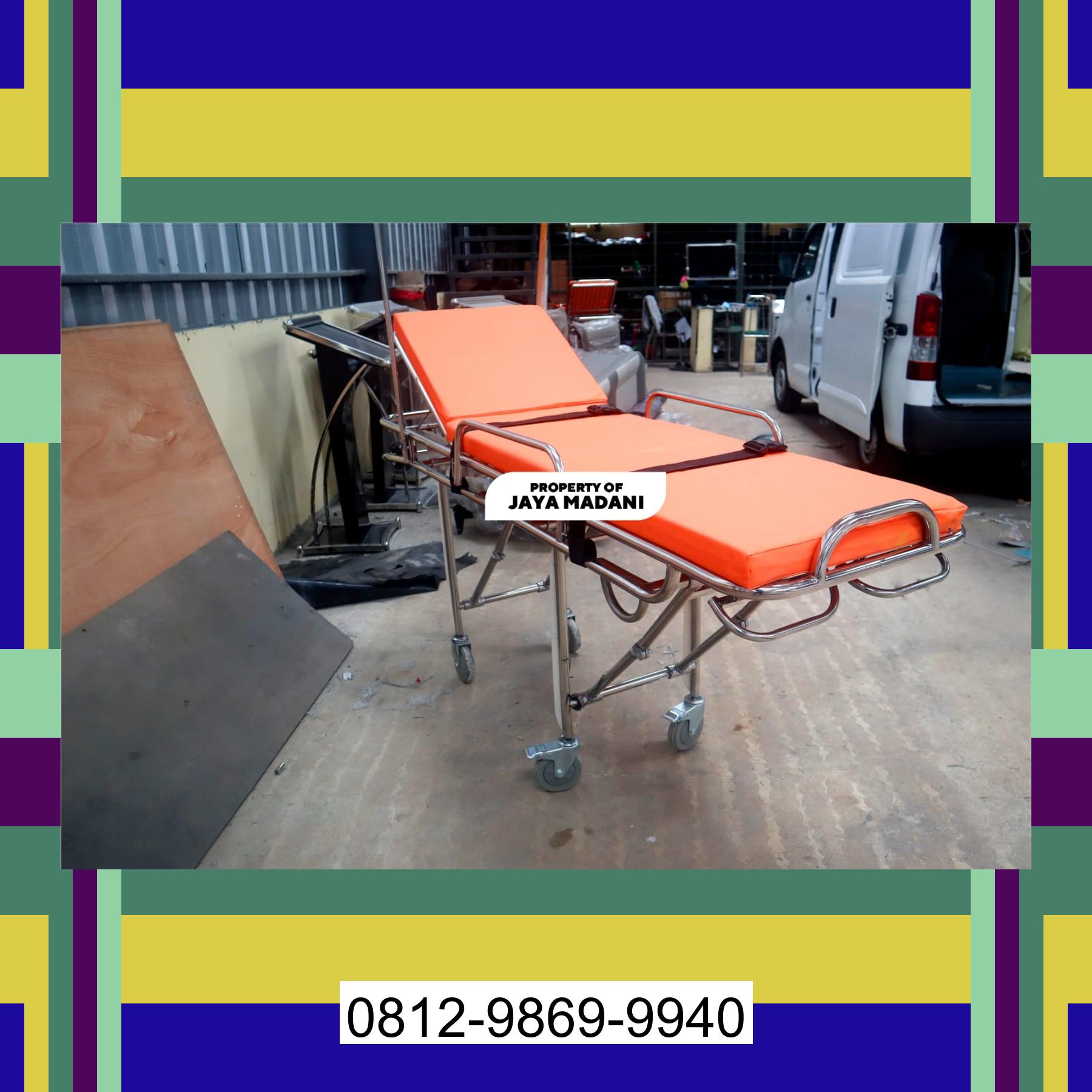 0812-9869-9940 Terlaris, Stretcher Ambulance | Strecher Brankar Ambulance Stainless Steel Kahayan Tengah