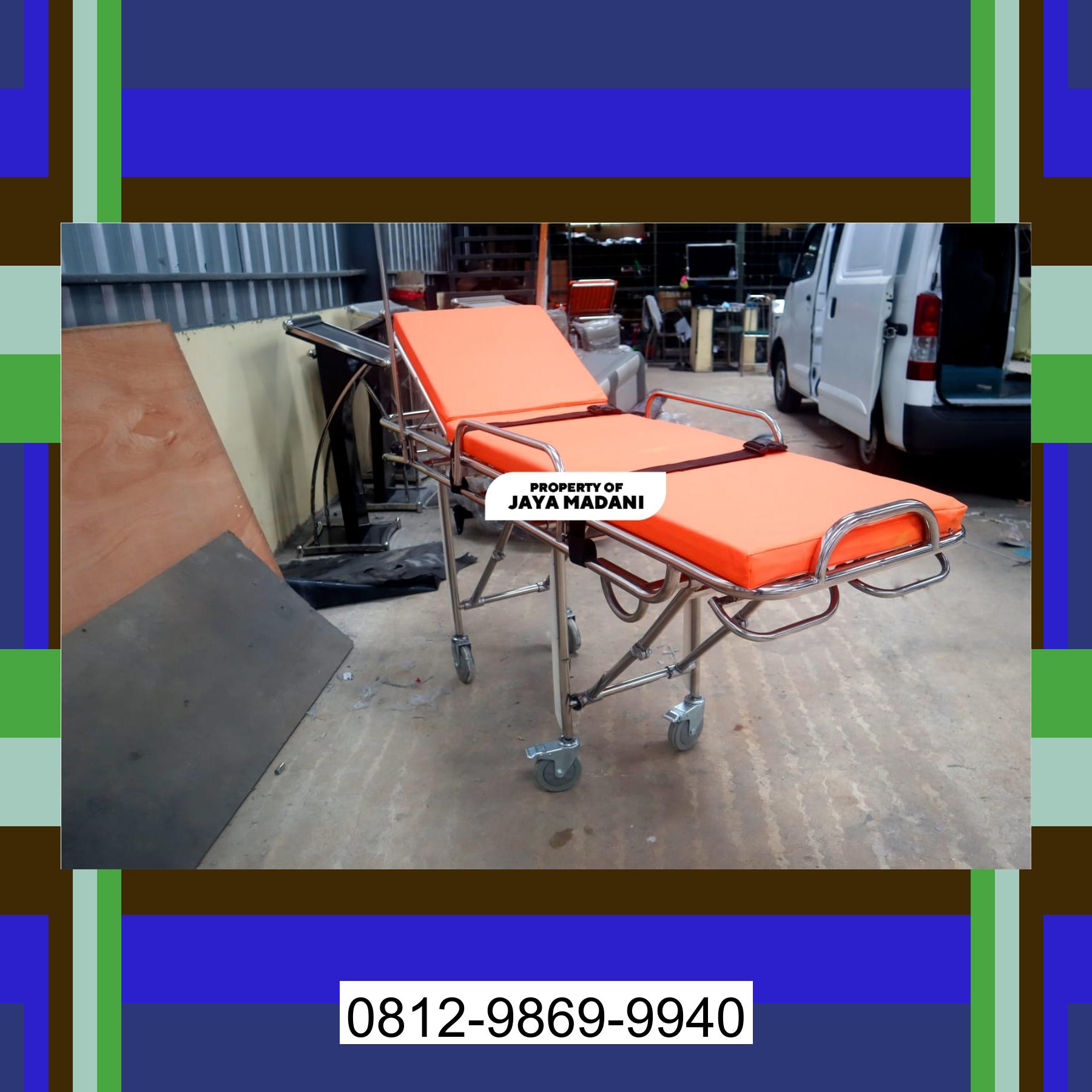 0812-9869-9940 Terlaris, Stretcher Ambulance | Strecher Brankar Ambulance Stainless Steel Klabang