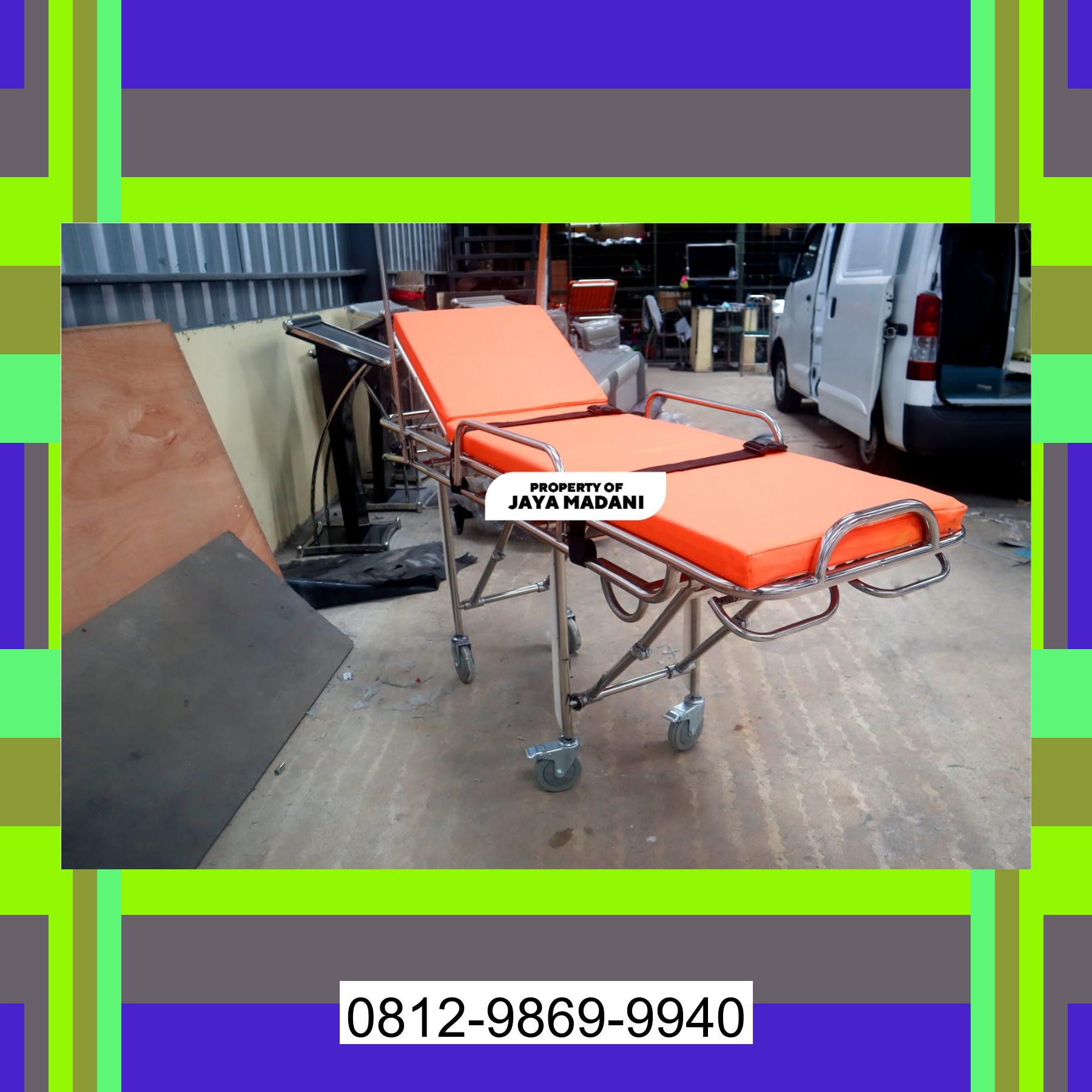 0812-9869-9940 Terlaris, Stretcher Ambulance | Strecher Brankar Ambulance Stainless Steel Rambang Dangku