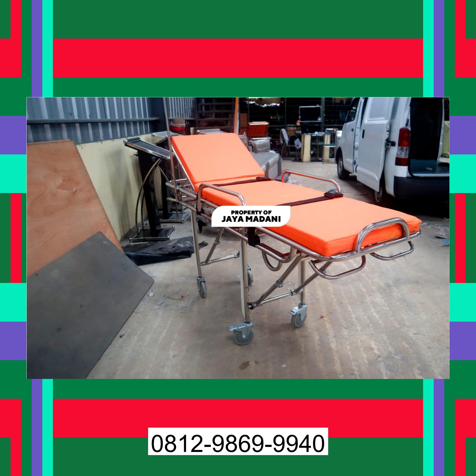 0812-9869-9940 Terlaris, Stretcher Ambulance | Strecher Brankar Ambulance Stainless Steel Sukagumiwang